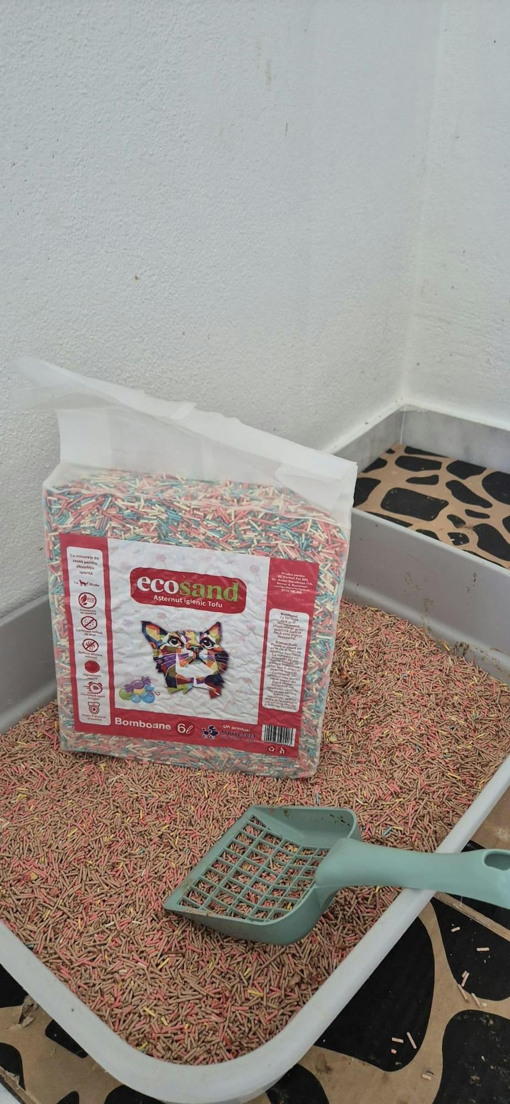 Lopatică plastic L pentru Ecosand