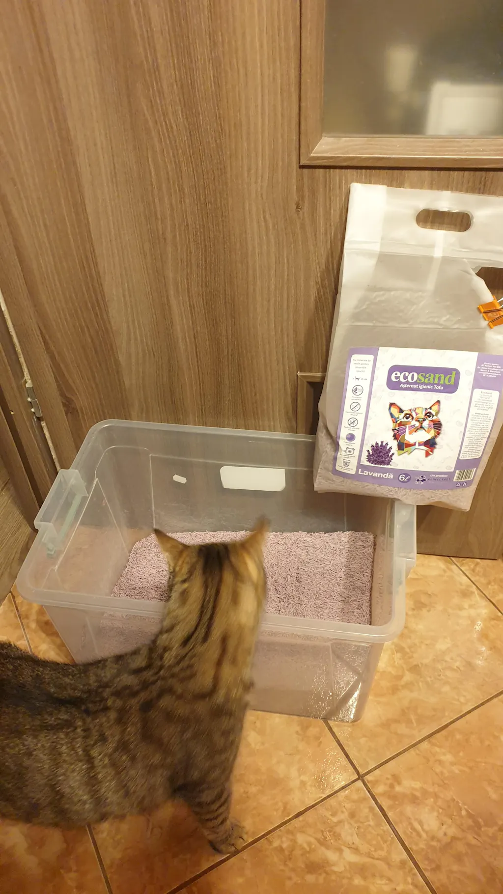 Nisip tofu pisici Ecosand lavanda 6L