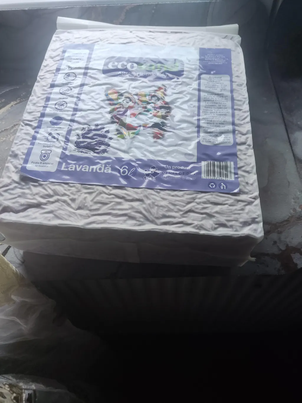 Nisip tofu pisici Ecosand lavanda 6L