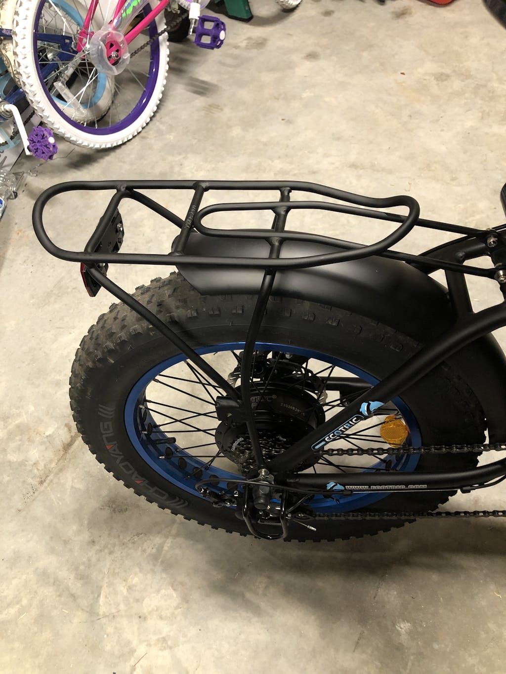 Rear Rack for 20" Fat Tire Folding Electric Bike and Dolphin Ecotric