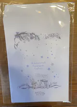 【封筒 角形5-6号】3枚セット：プチギフトにもえくりゅの森シリーズ イチゴの季節シリーズ かわいいうさぎイラスト