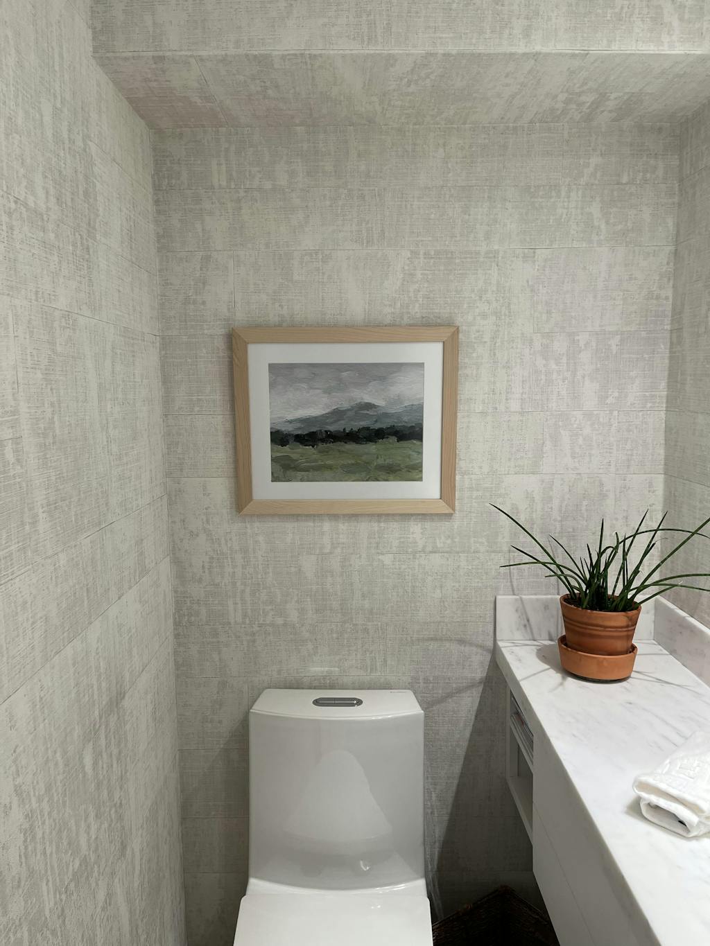 Misty Countryside - Art Print