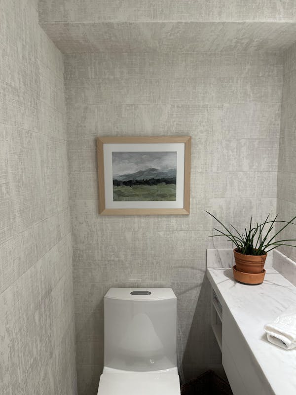 Misty Countryside - Art Print