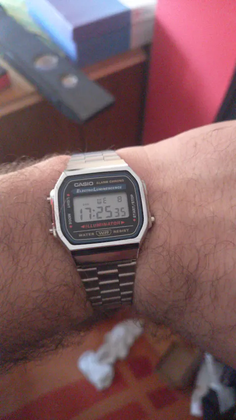 Casio A168WA-1W Vintage