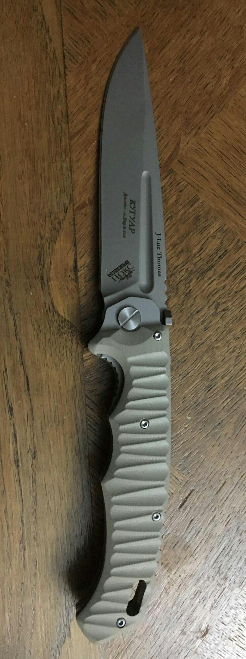 Shadow Ridge D2 Folding Knife – G10 Tactical EDC