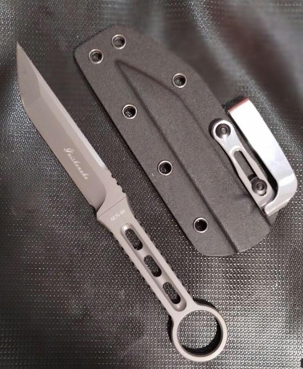 Cressi | AUS-10 EDC Fixed Blade Knife | Premium Outdoor & Utility Blade