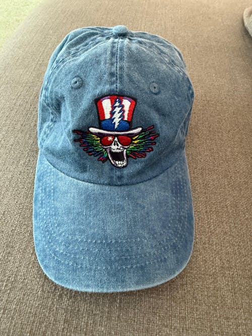 Grateful Dead Psycle Sam Embroidered Hat - Pigment Dyed Navy