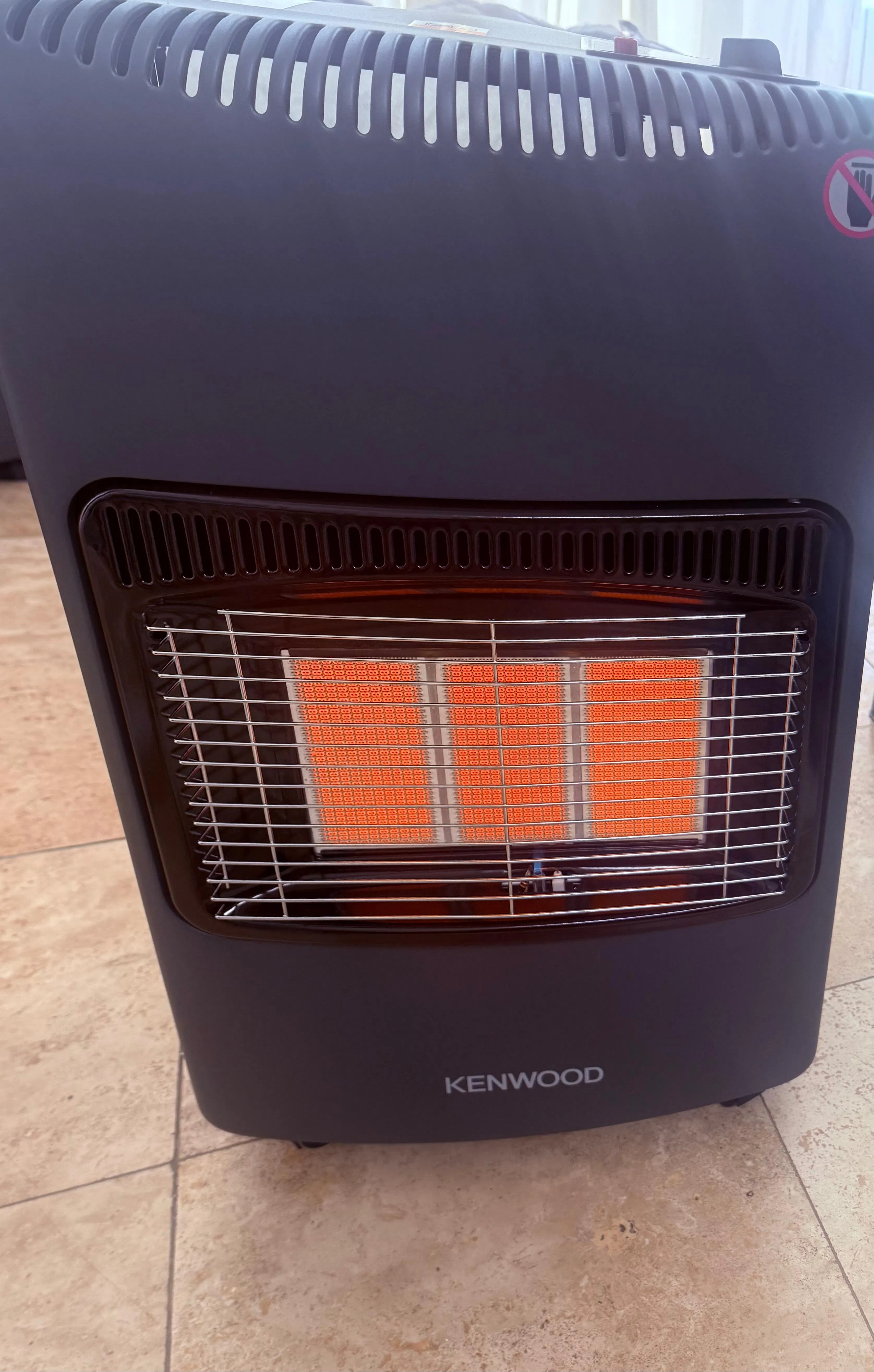 ケンタロウ Kenwood 9Kg Black Foldable Gas Heater – Edgars
