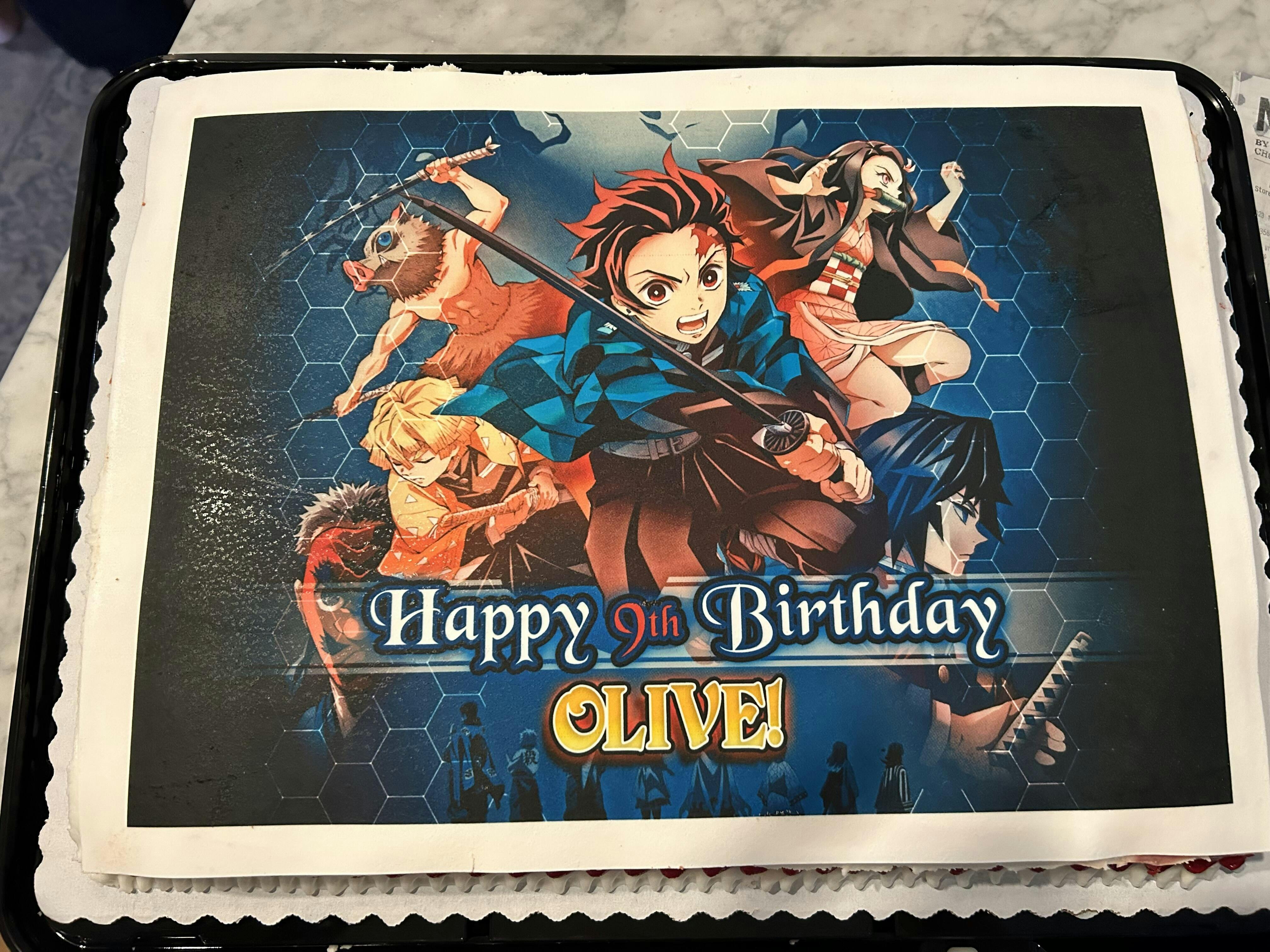 Demon Slayer Edible Cake Toppers Ediblecakeimage