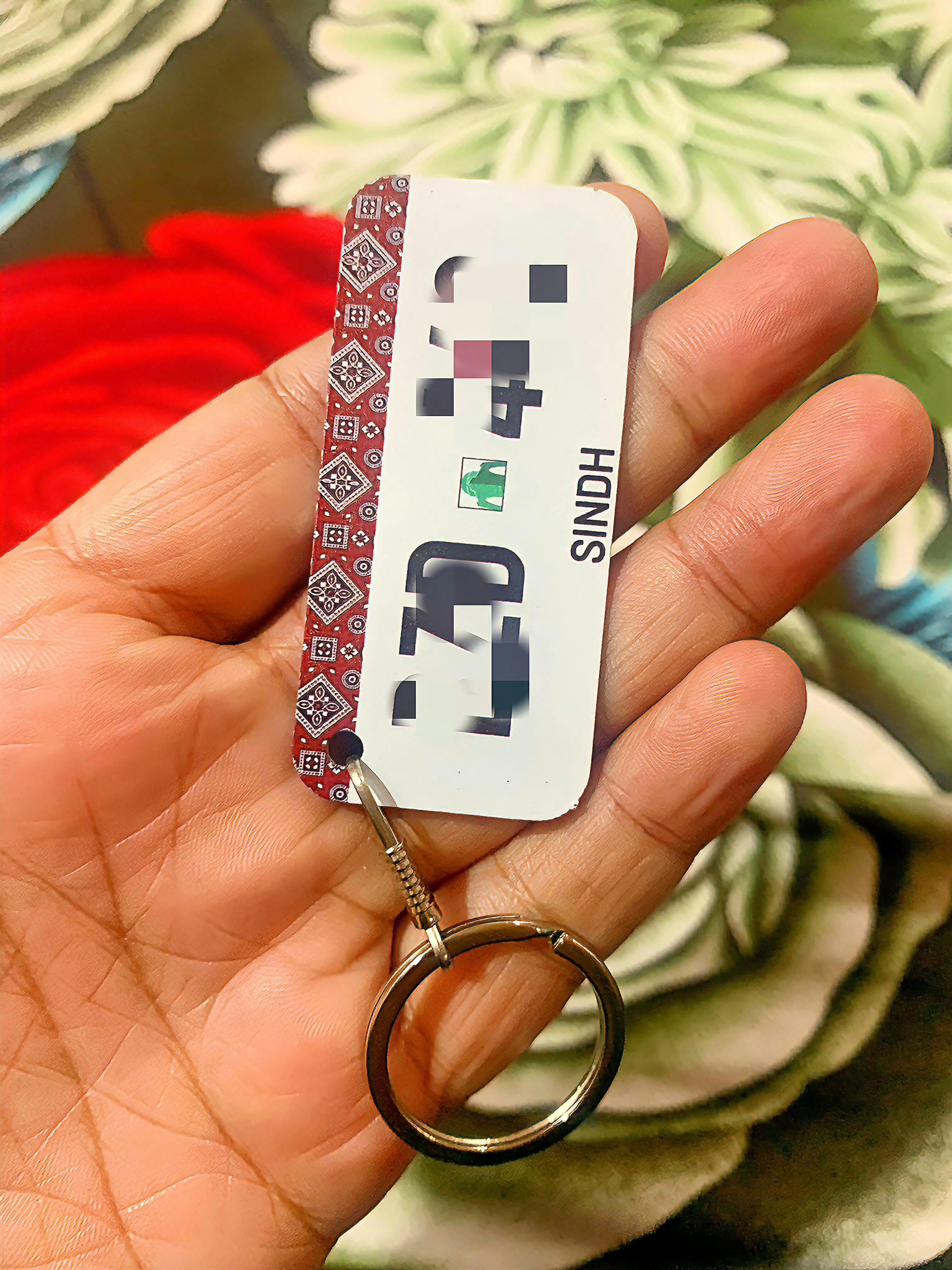 Karachi Number Plate Keychain 1014 edukaan.buzz