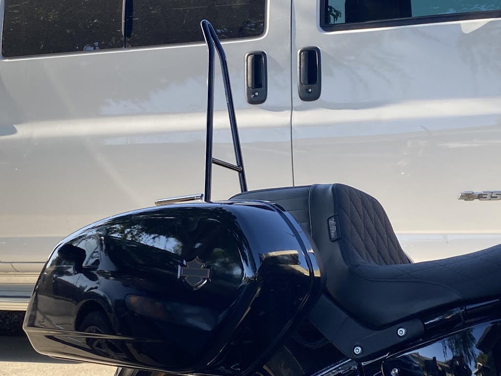 Softail Pointed Traveler Sissy Bar 2018 and Up (Fat Bob, Street Bob, L