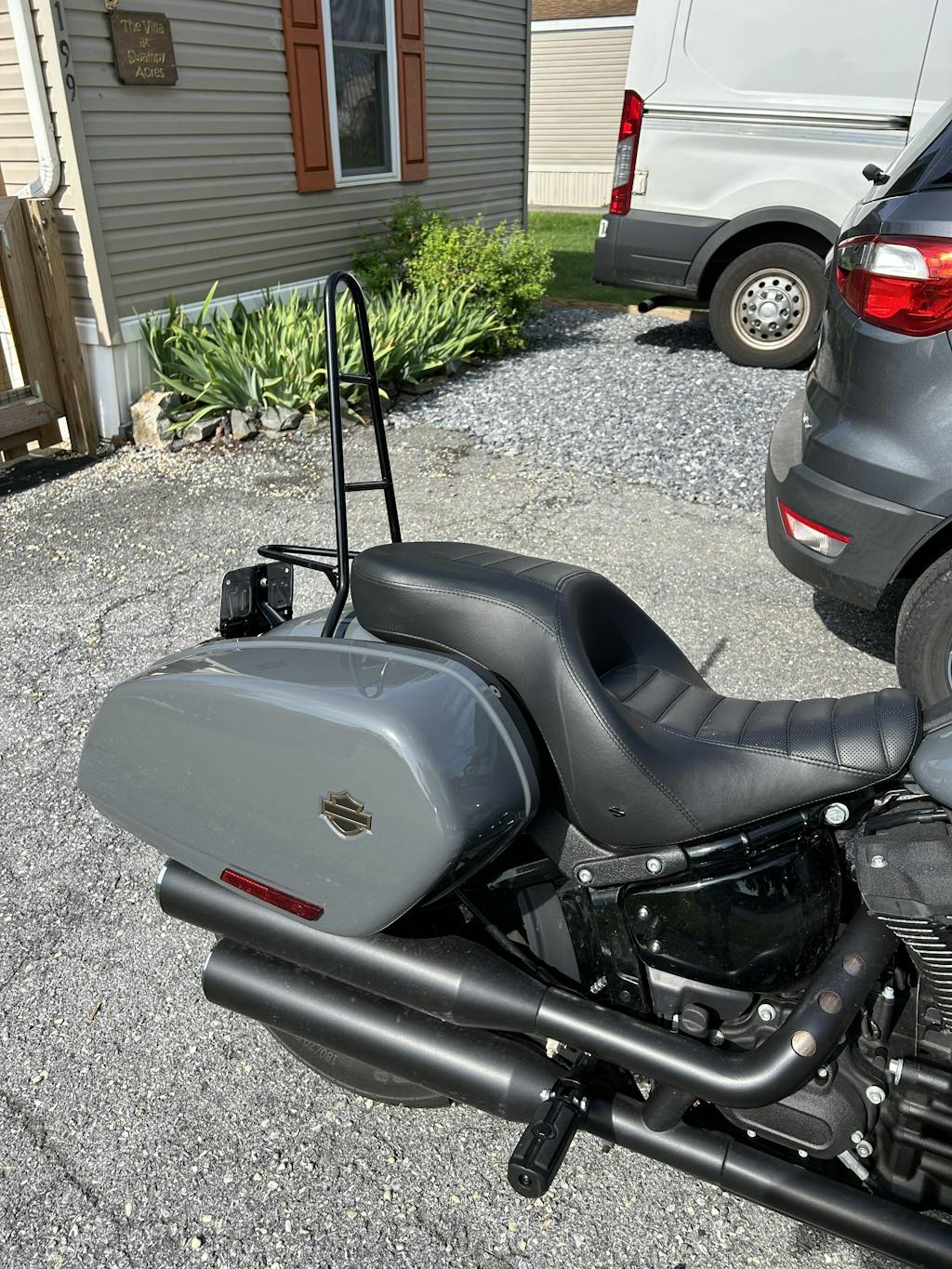 Softail Traveler Sissy Bar 2018 and Up (Fat Bob, Street Bob, Lowrider