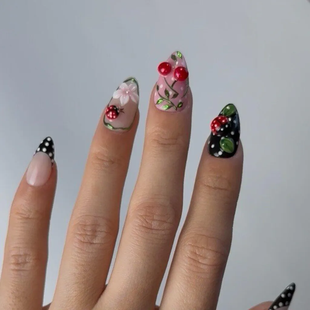 Polka Cherry Tips