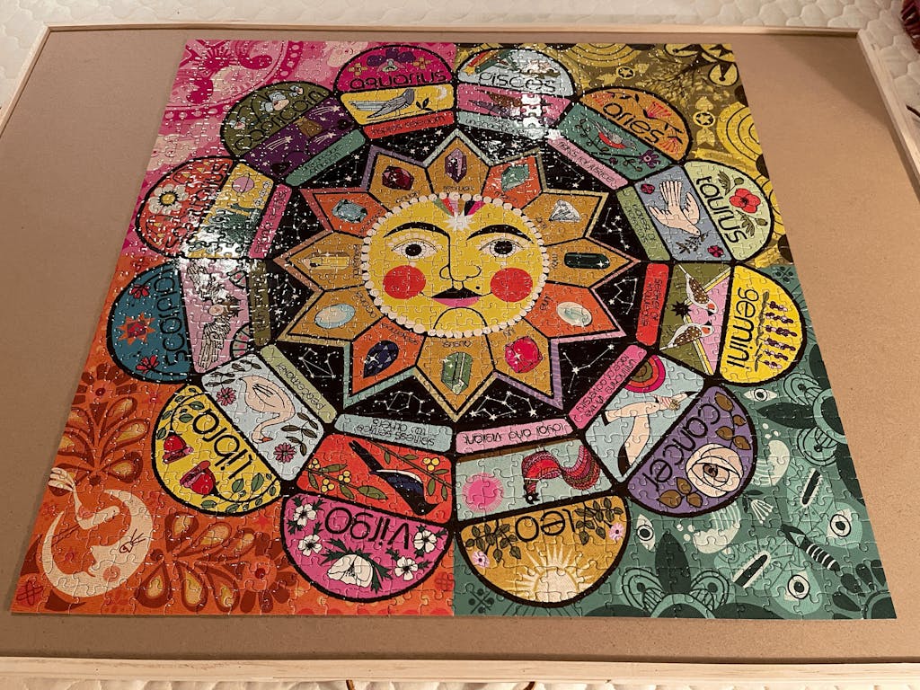 Astrology 1000 Piece Zodiac Horoscope Jigsaw Puzzle eeBoo Piece & Love