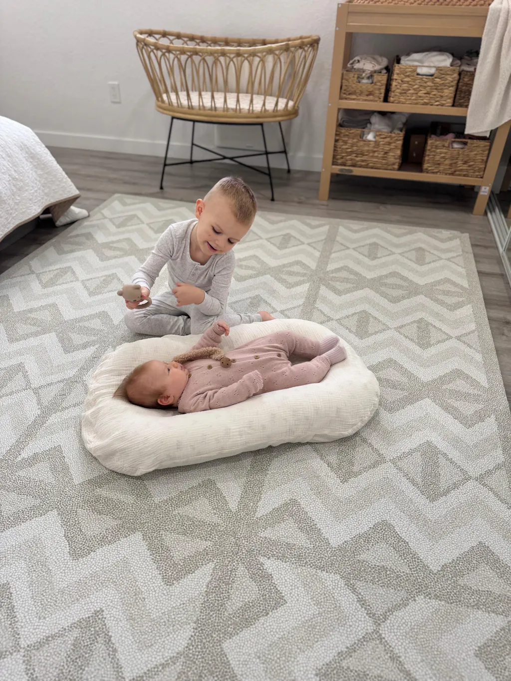 Lucio Linen Play Mat - Non-Toxic & Stylish | Eeveve
