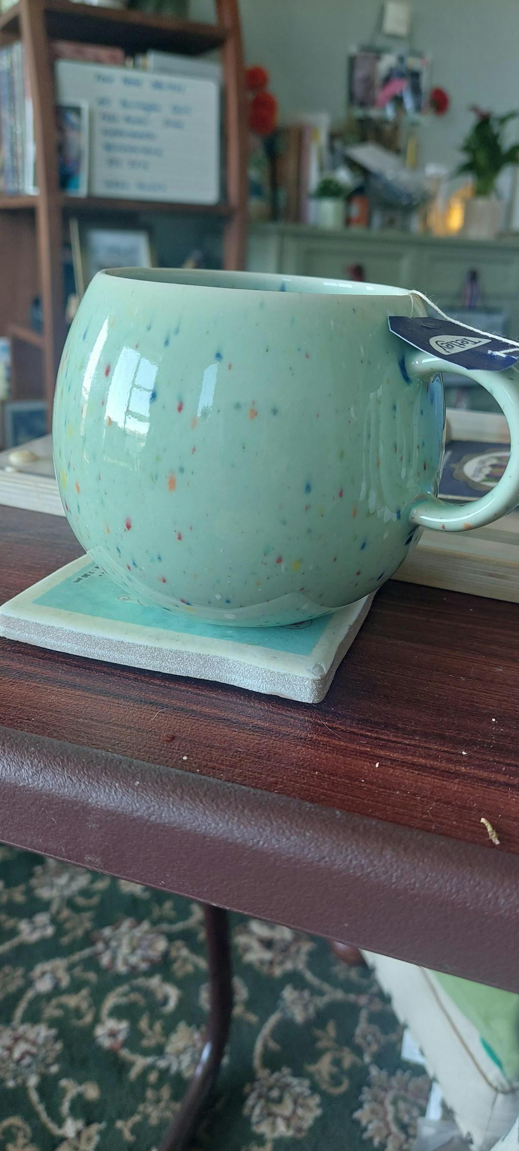 Set of 6 Mix Color Large Ball Mugs 17oz / 500ml stoneware ceramic — Party Collection