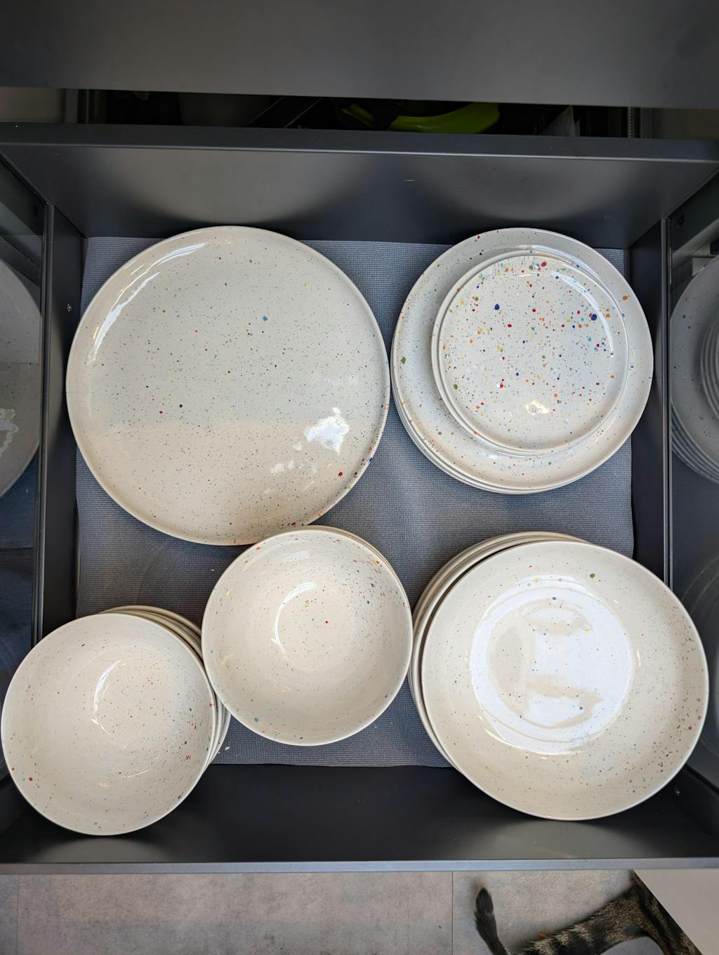 New Party Stoneware Set 30 Pieces White