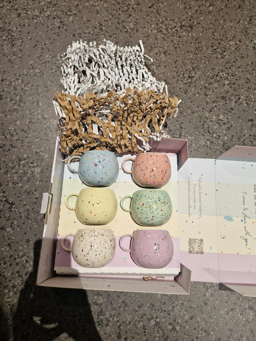 New Party Ball Mug 500ml - Mix 6 Pieces