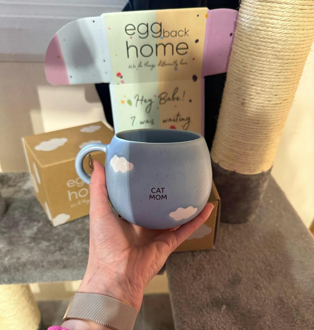 Cloud Sunset Mug 500ml Cat Mom