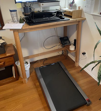Egofit under desk treadmill  home & office folding small treadmill