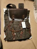 Canvas Leather Backpack MALMÖ