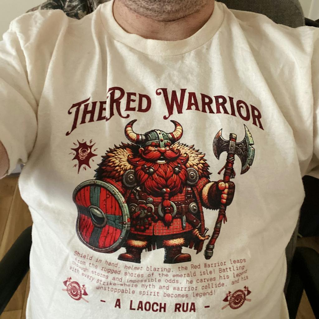 Men's 'The Red Warrior' T-Shirt