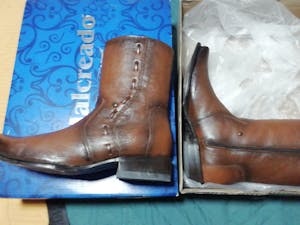 Botin Vaquero Estilo Vegas Brandy