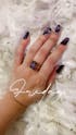 Dark Purple Nails