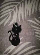 Natural Stone Cat Pendant – Cute Crystal Necklace for Girls & Cat Lovers