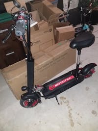 MotoTec Thor 60V/21Ah 2400W Folding Electric Scooter MT-Thor-2400w_Black