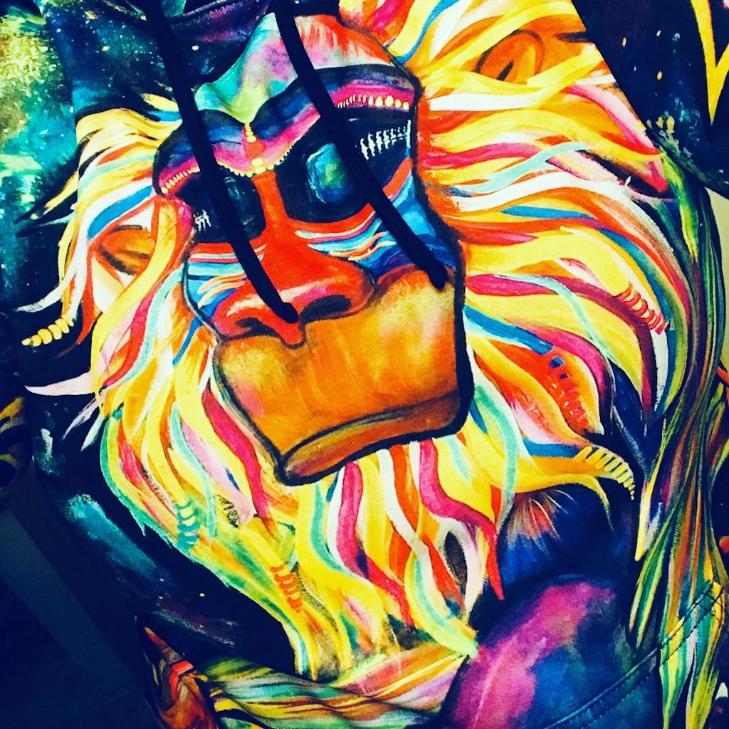 Meditating Rafiki Unisex Hoodie Electro Threads