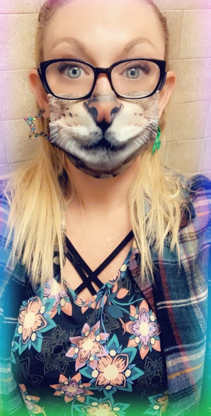 Kitty Cat Face Mask - Electro Threads