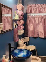 Rectangle Ceramic Bathroom Vessel Sink with Pop Up Drain HW1097