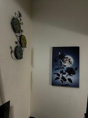 Enigmatic Charm Of The Black Rose | Floral Wall Art | Single Panel