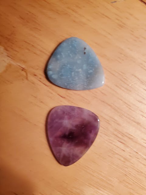 Hand-Carved Amazonite Plectrum