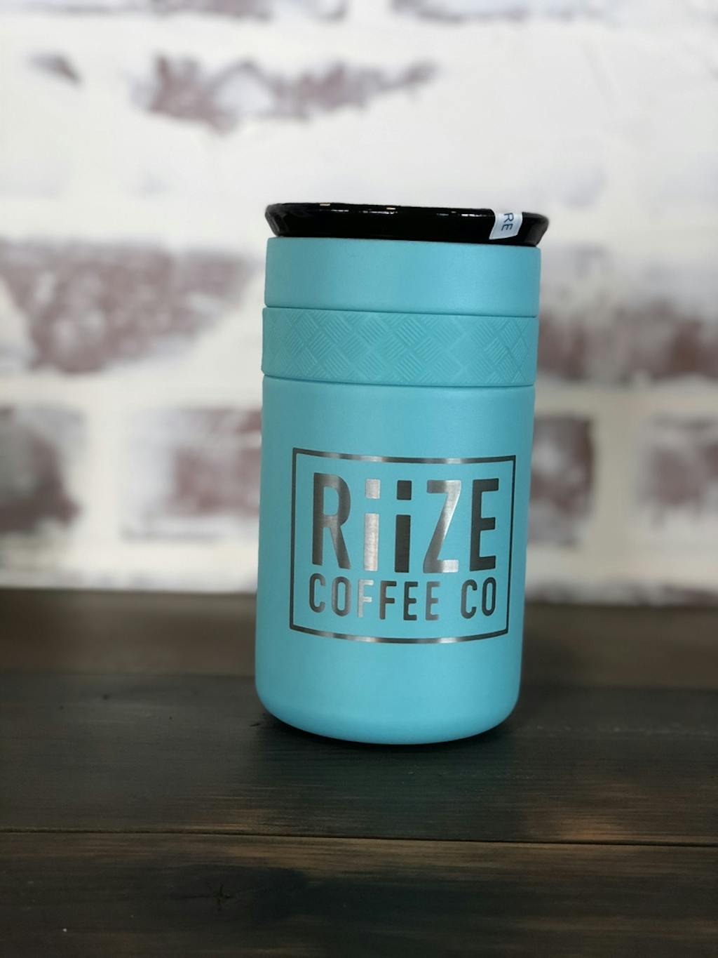 Elemental 12oz White Coffee Tumbler Insulated Vacuum Travel Mug with Artisan Ceramic Lid, Fit in