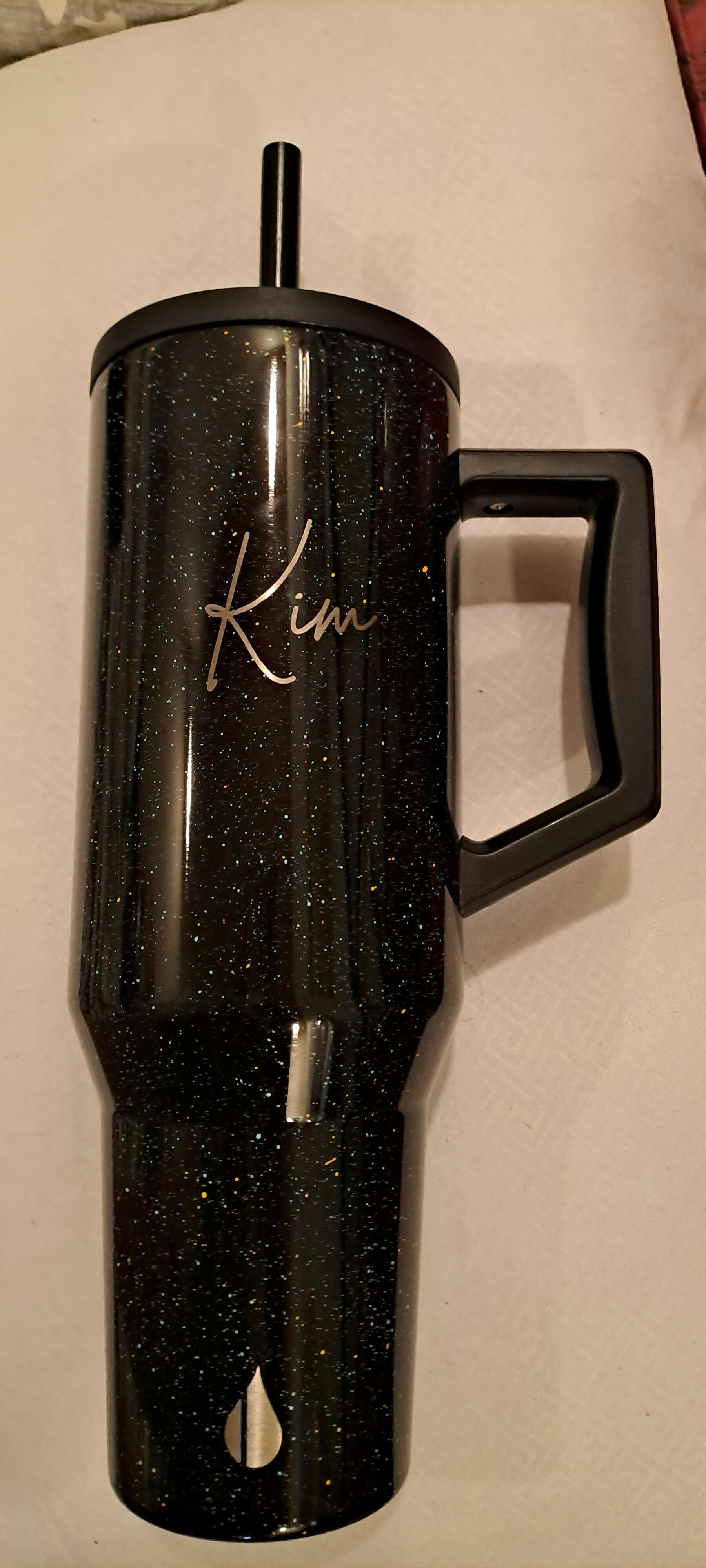 Elemental Commuter 40oz Hot Pink Travel Tumbler with Ergonomic Handle