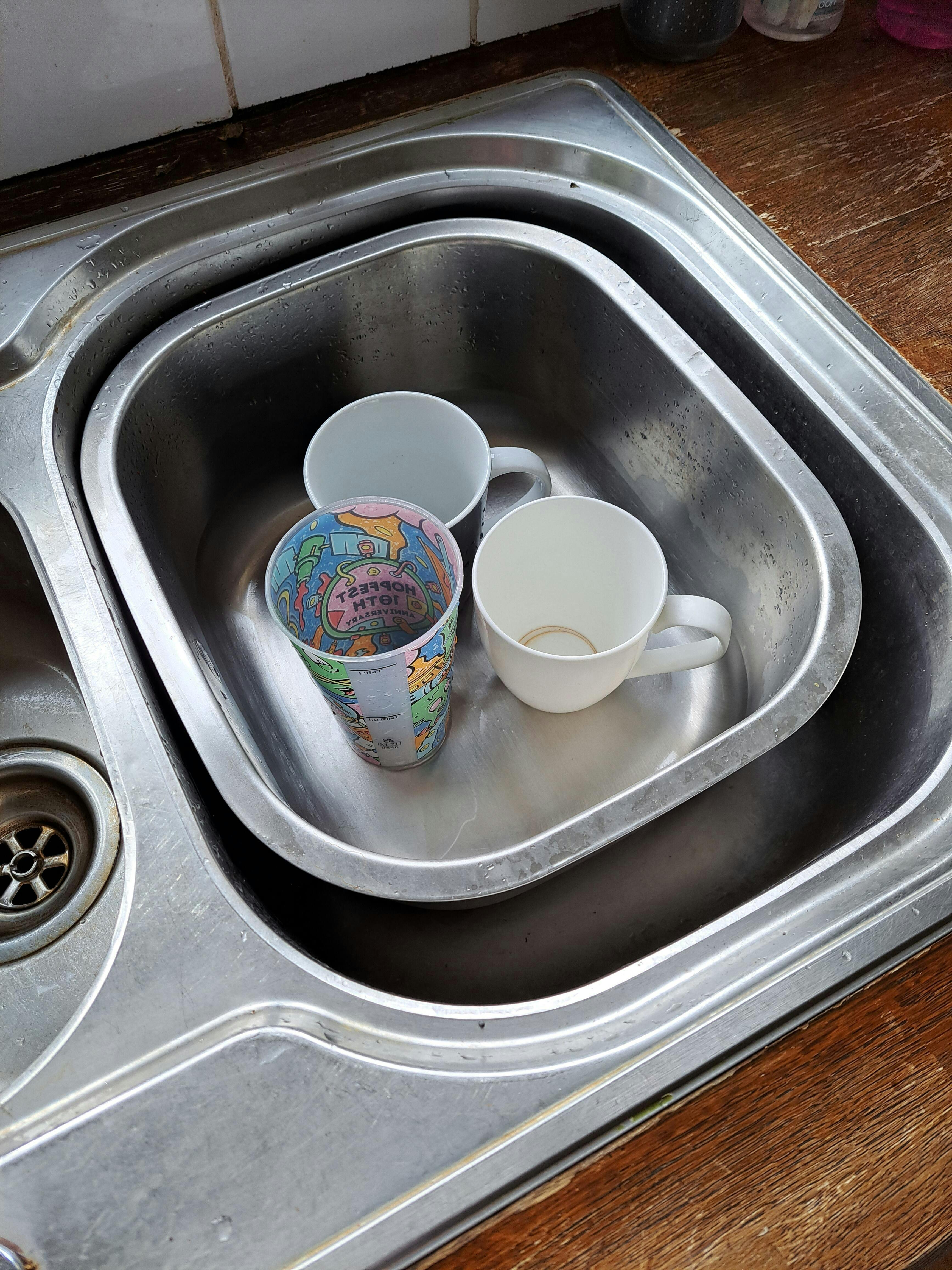 Stainless Steel Washing Up Bowl 10 litre Elephant Box