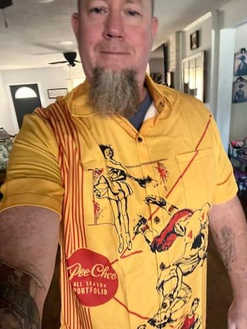 Men's Pop Culture 70's-80s Nostalgia Short Sleeve Shirt