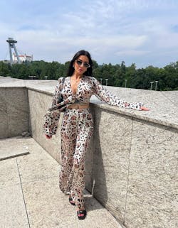 Komplet s leopardím vzorom Giulia