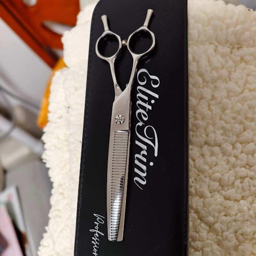 PuffCut™ | 7.0" Curved Fluffer | Left-Handed