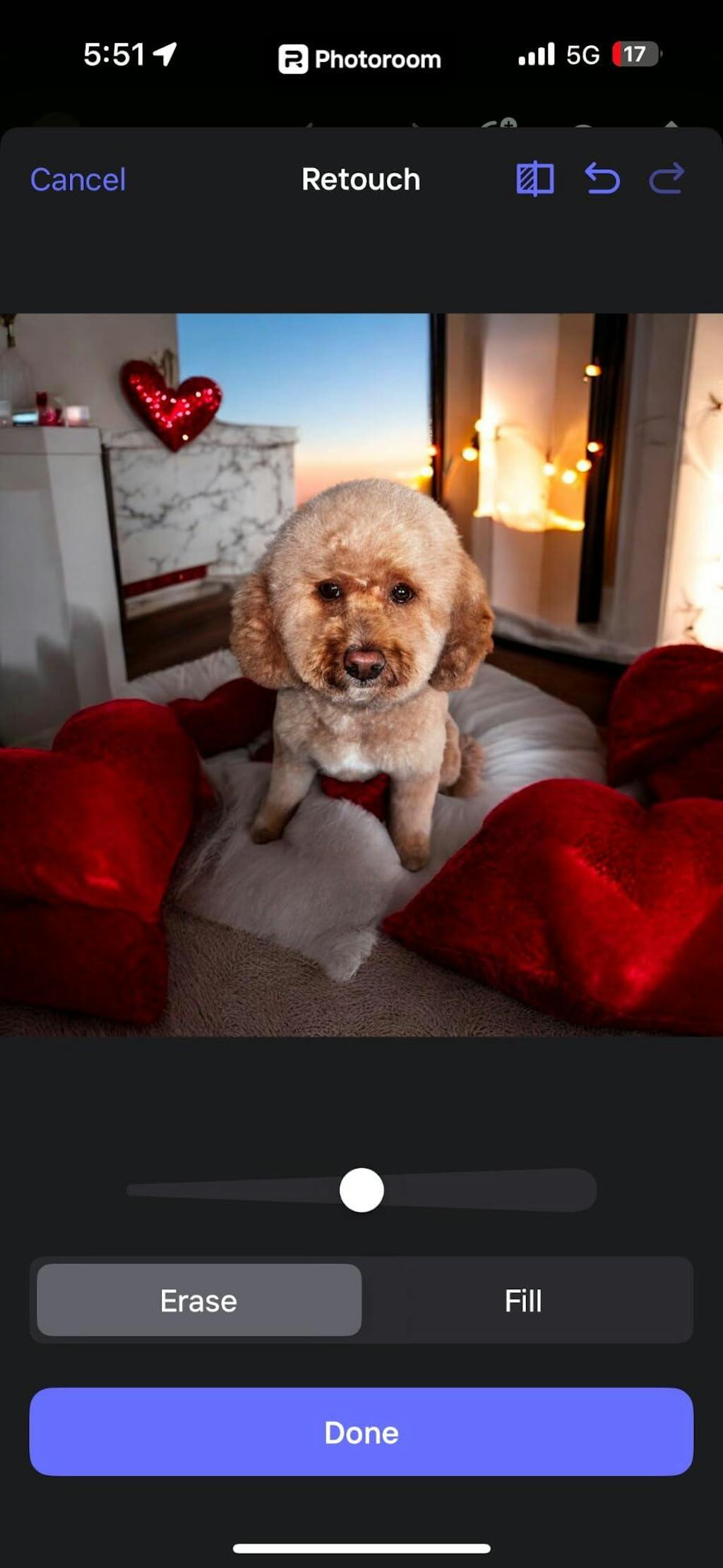 GhostCut™ | 7.0" Curved Eraser | Left-Handed