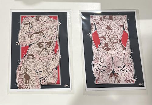 Simpsons Torso Print