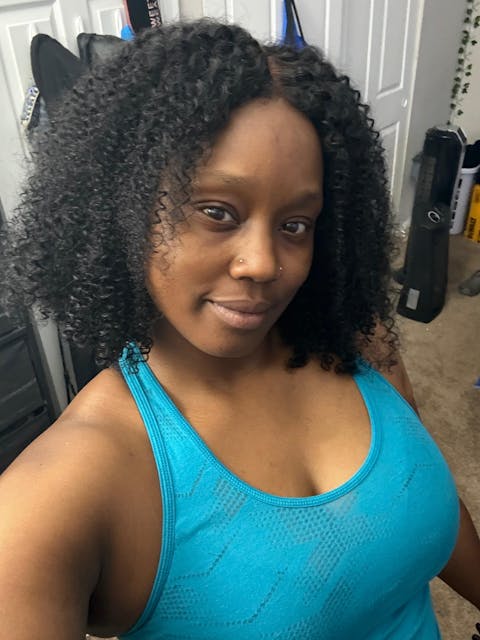 Glueless Luxurious Curls HD Lace Closure With 4C Kinky Edges Pre-cut Drawstring Wig