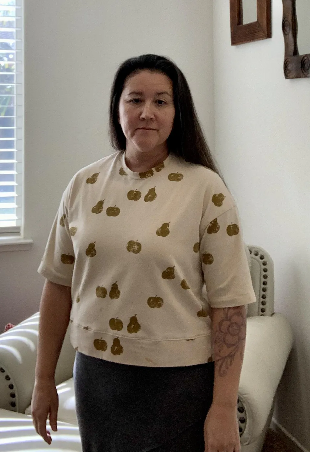 Adult Oversized Tee Pattern