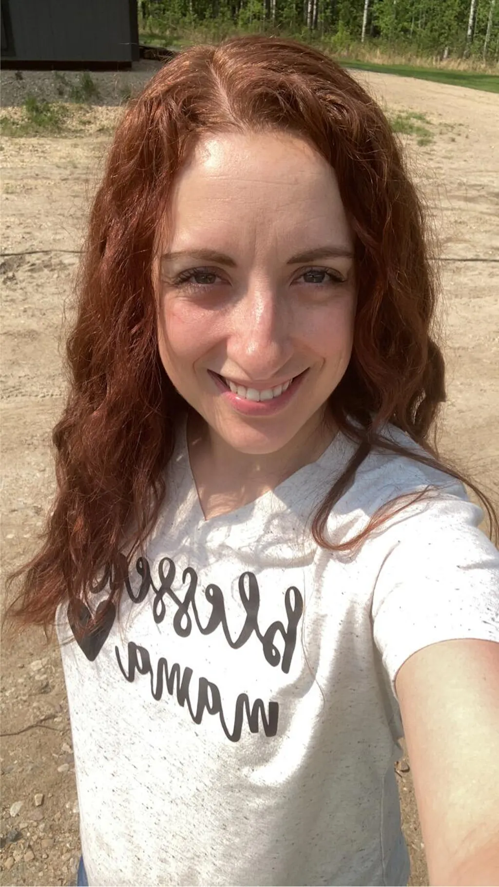 One Nation Under God Retro Ladies V Neck Ellyandgrace