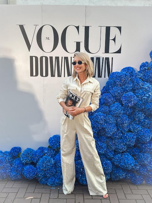 Camille: Long sleeve white Jumpsuit