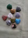 10/20/30PCS Natural Rose Quartz Heart Crystals – Chakra Healing Stones for Home & Reiki Decor
