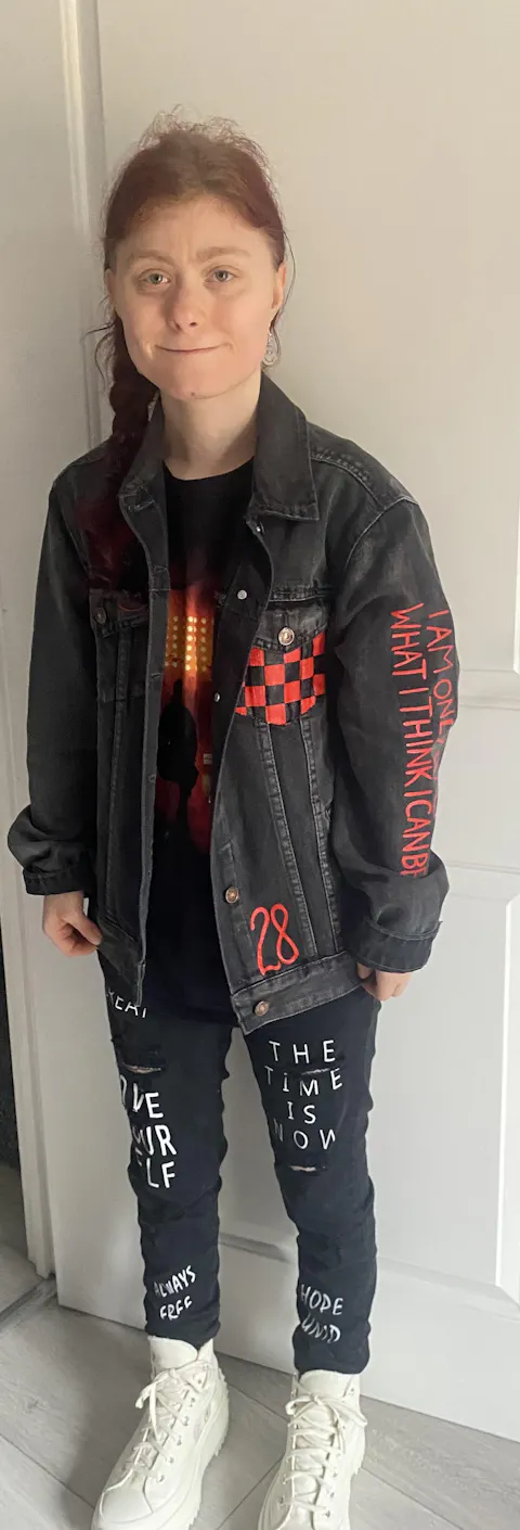 Custom Painted Denim Jacket, Personalised Jackets