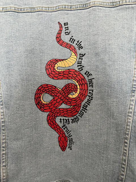 Custom Painted Denim Jacket, Personalised Jackets